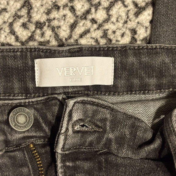 Vervet boutique destructed jeans dark gray size 32 - Picture 4 of 5